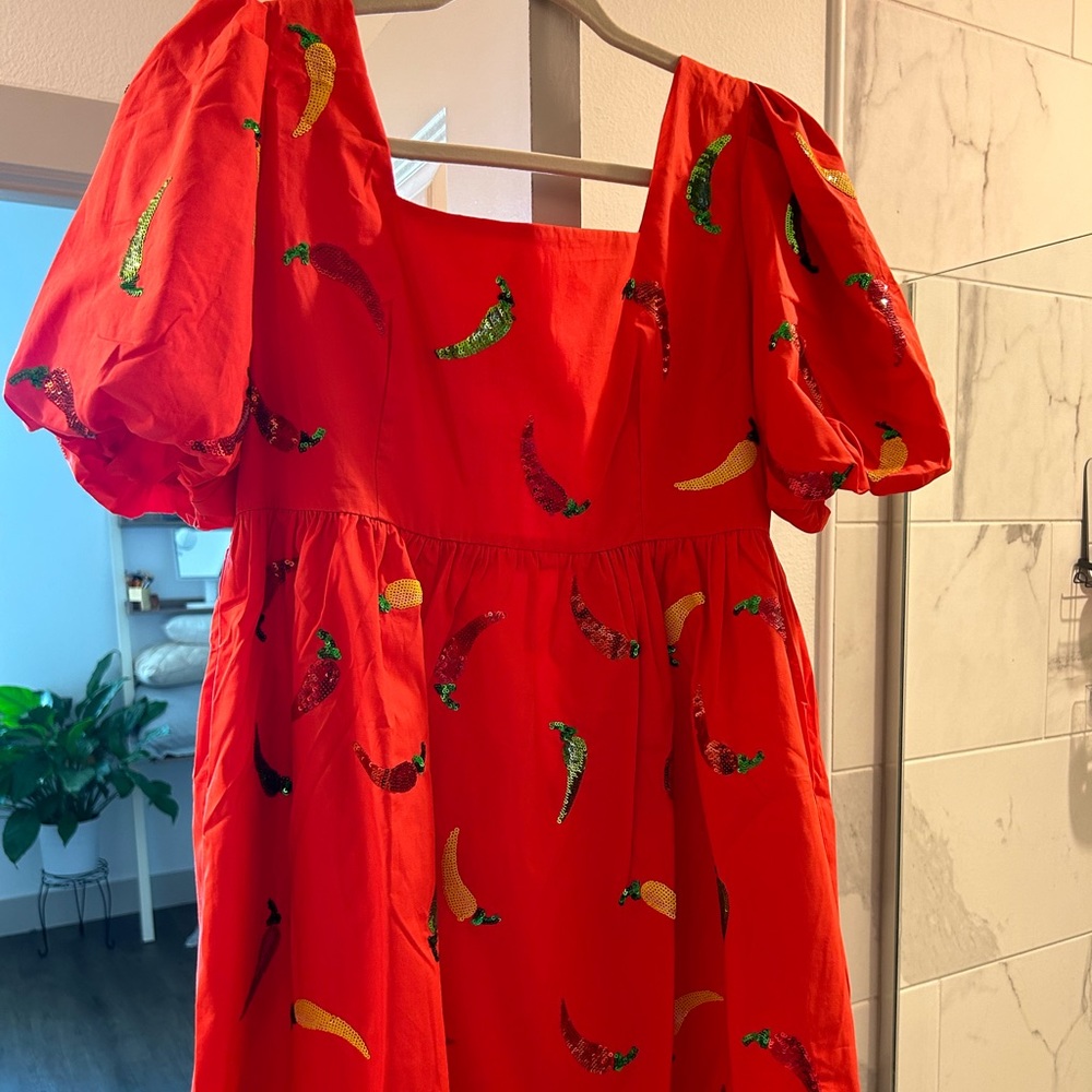 Queen of Sparkles Chili Dress